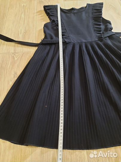 Школьный сарафан для девочки на рост 134 синий