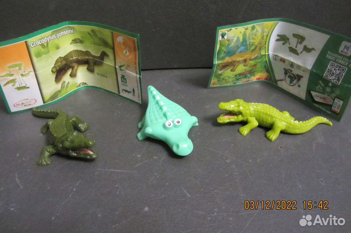 Крокодилы киндер сюрприз