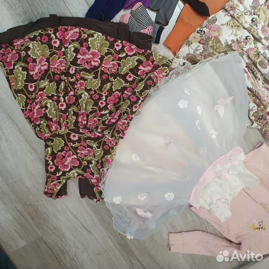 Детские вещи пакетом на девочку 98 104