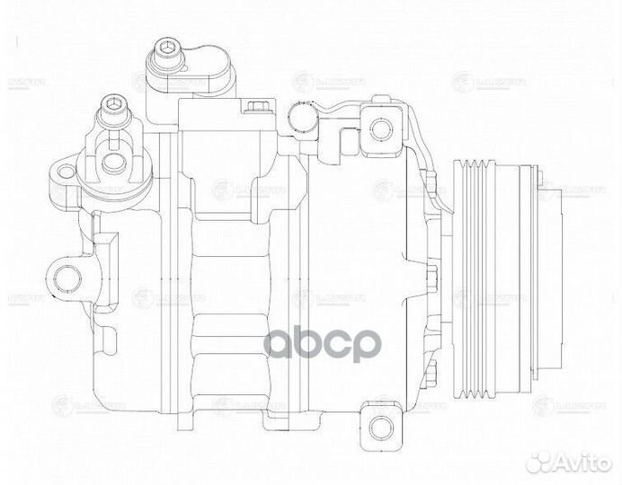 Компрессор кондиц. для ам BMW X3 (E83) (04),3