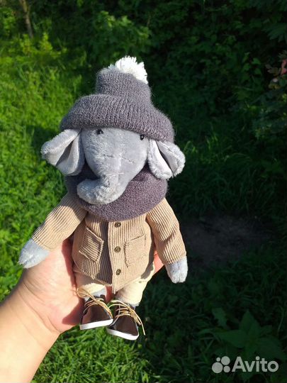 Слоник тедди мишка teddy ручная работа