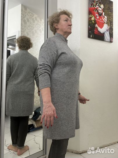 Платье свитер 50-52