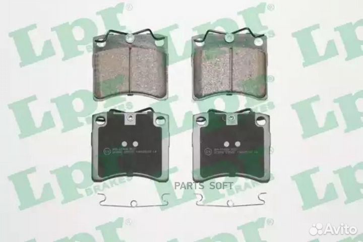 LPR 05P437 Колодки торм. дисковые