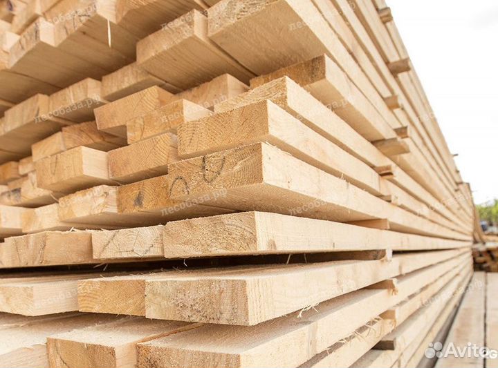 Доска обрезная сосна 50х150х6000 12 шт