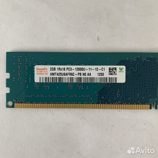 Оперативная память Hynix DDR 3 озу 2 gb 1600 мгц