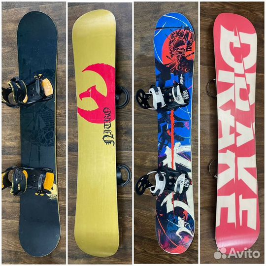 Сноуборды с креплениями 157-158