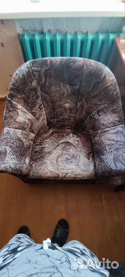 Диван с креслам бу