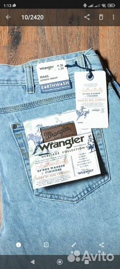 Мужские джинсы wrangler