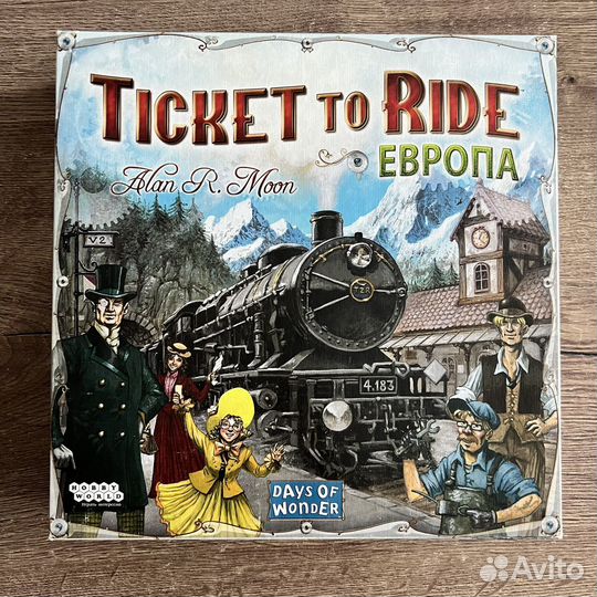 Игра Ticket to ride Европа с дополнением