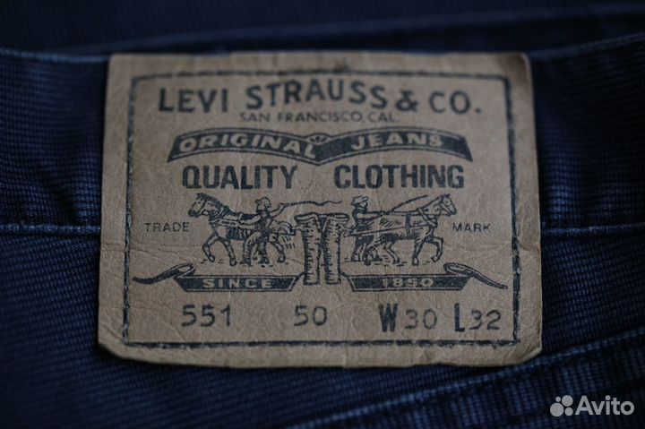 Levi’s 551 W30 L32 мужские