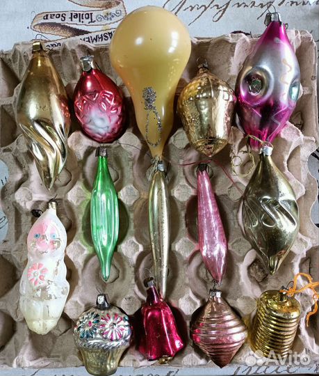 Елочные игрушки СССР