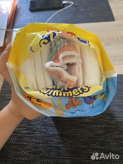Подгузники для плаванья huggies