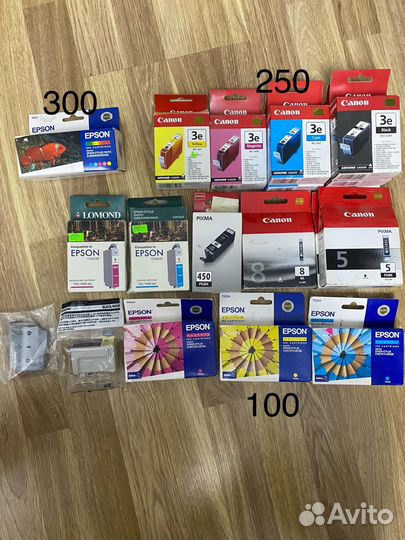 Картридж для принтера оригинальный epson, canon