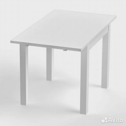Вардиг С Стол обеденный раздвижной, белый, 80/120х74х70 см