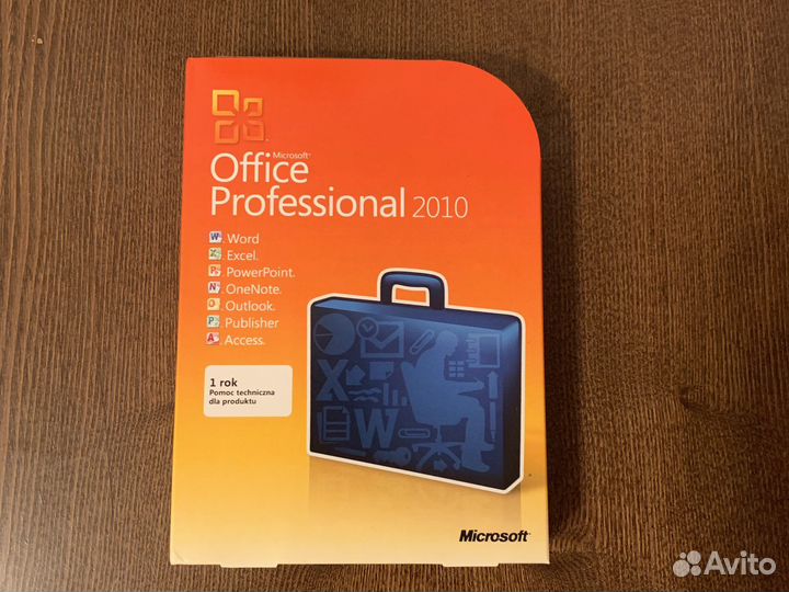 Microsoft office 2010 prof box