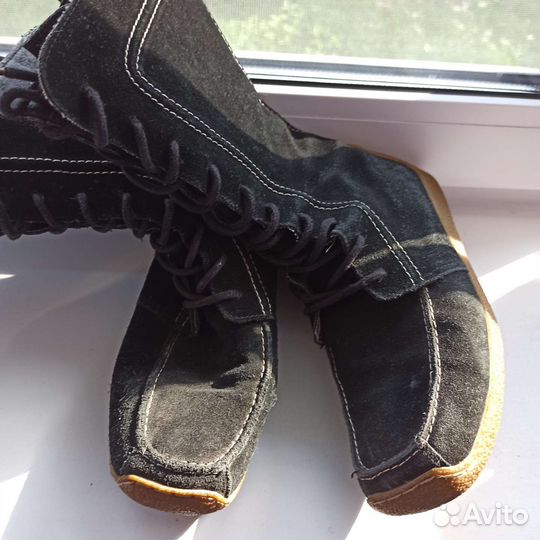 Сапоги натуральная замша 38