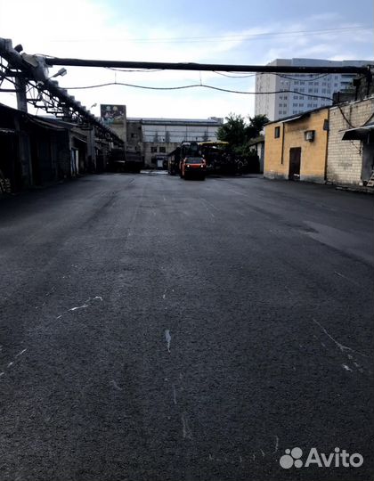 Асфальтирование, укладка асфальтная крошка