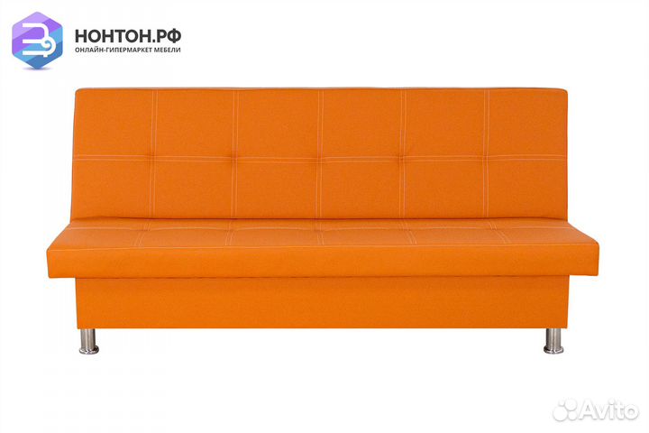 Диван клик-кляк Бомонд оранжевый