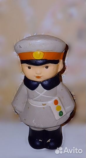 Резиновая игрушка пищалка СССР 50х,60 годов редкая