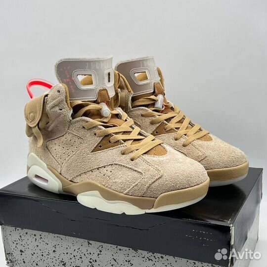 Кроссовки мужские Travis Scott x Air Jordan 6 Retr