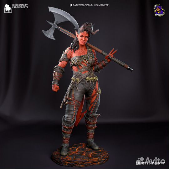 Коллекционная фигурка под покраску Karlach 29,5см