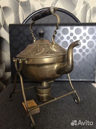 Бульотка чайник самовар латунь