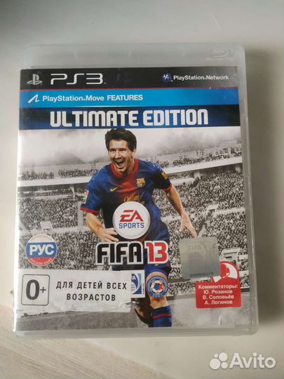 Диск FIFA 13 ue ps3