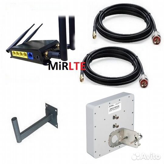 Комплект интернета 3G 4G ZBT WE826-T2 все сим