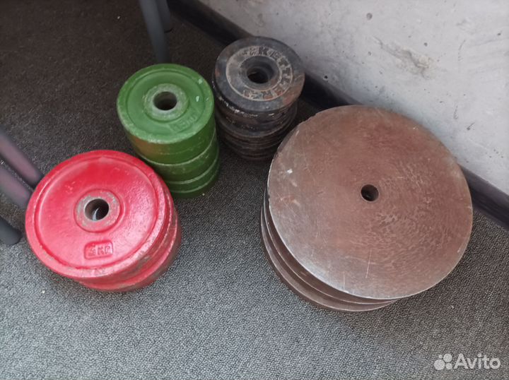 Спортивные старые блины