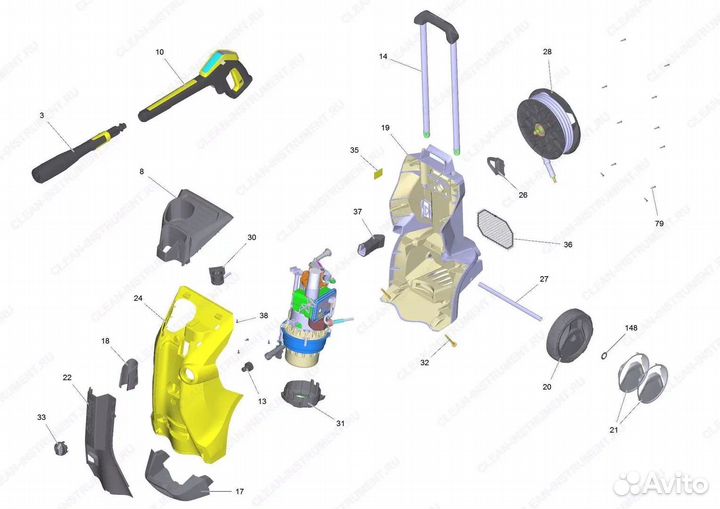 Керхер K 7 Full Control Plus (Разбор)