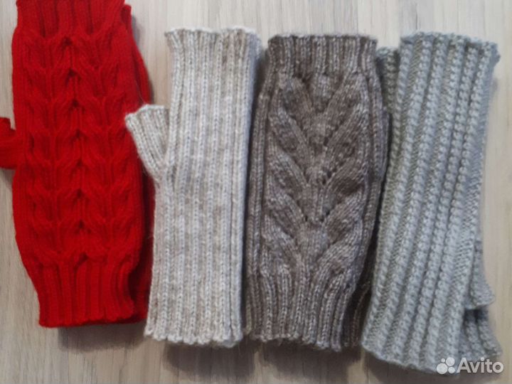 Митенки, варежки без пальцев