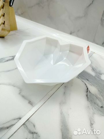 Форма сердце для десертов силикон