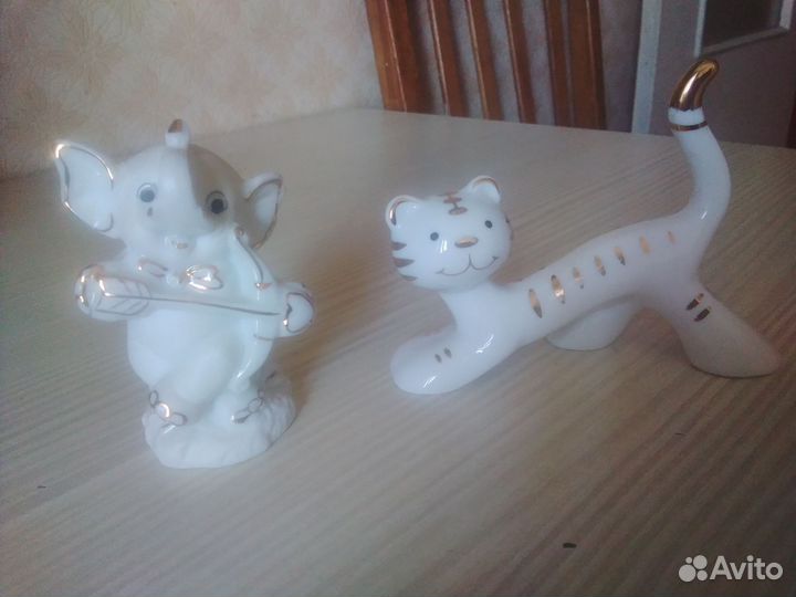 Котик для колец и слоник