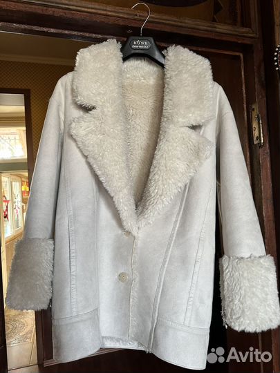 Дубленка женская зимняя двусторонняя 40-44