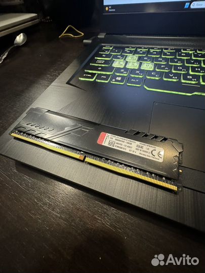 Оперативная память DDR4 Kingston HyperX fury Black