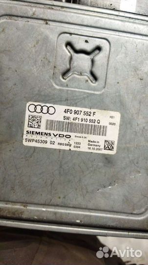 Блок управления двигателем AudiA6 C6 (S6,RS6) 2007