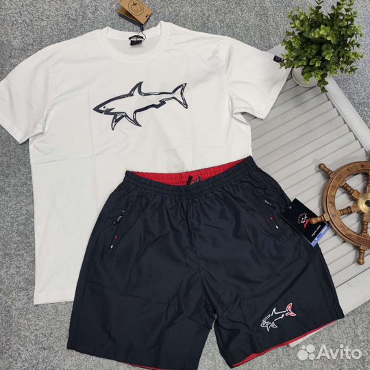 Костюм шорты и футболка Paul Shark