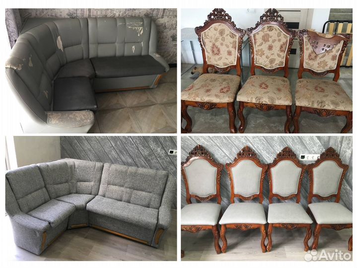 Перетяжка и ремонт мягкой мебели, салона авто,руля