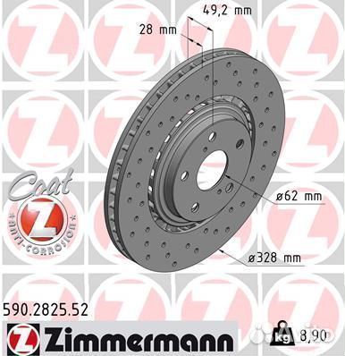 Диск тормозной sport перед. 328x28/49-5x114 lexus