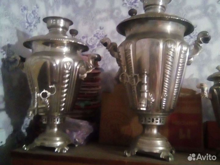 Самовар на дровах старинный