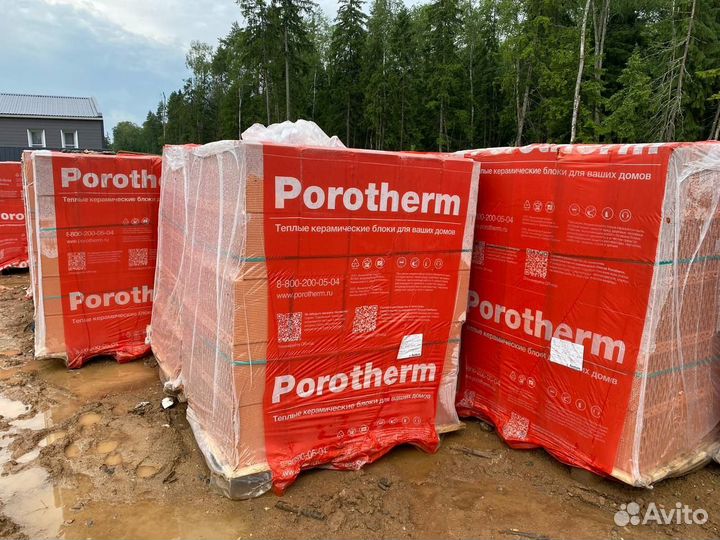 Керамические Блоки Porotherm Thermo