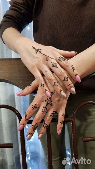 Татуировка временная и мехенди - роспись тела хной