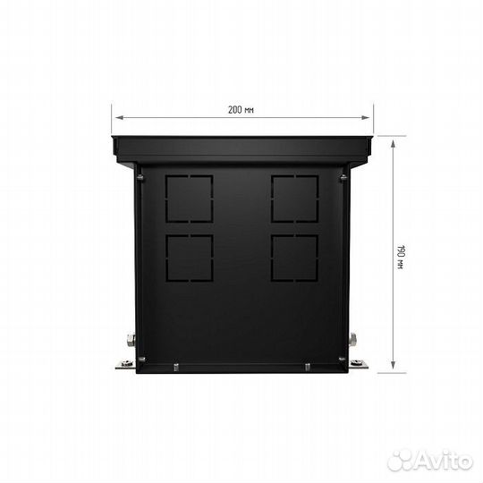 Внутрипольный конвектор с естественной конвекцией