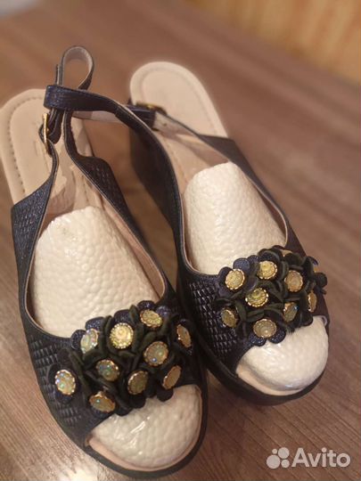 Босоножки женские 40 41 размер натуральная кожа