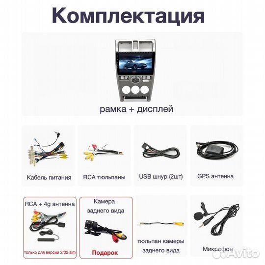 Topway LADA Priora 1 LTE CarPlay 6/128гб