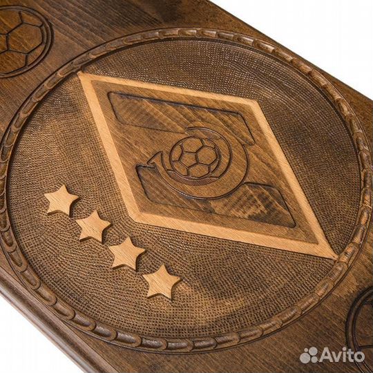 Нарды резные Спартак 62 х 64 см бук Армения 62706