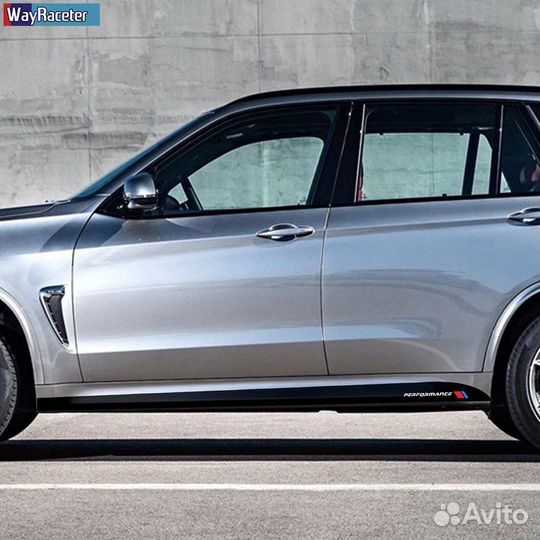 Наклейки на пороги бмв X5 M F15 G05