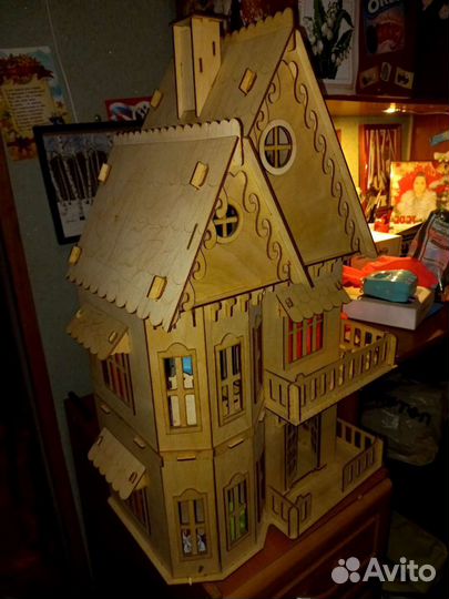 Детский игровой домик из дерева