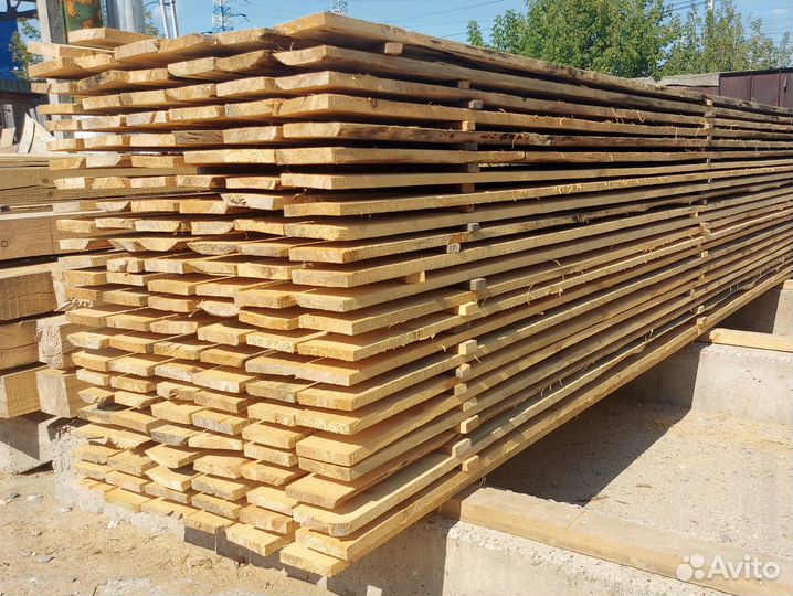 Доска обрезная естественной влажности 50х100
