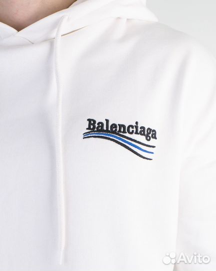 Худи Balenciaga (48459) (XXL, Белый)